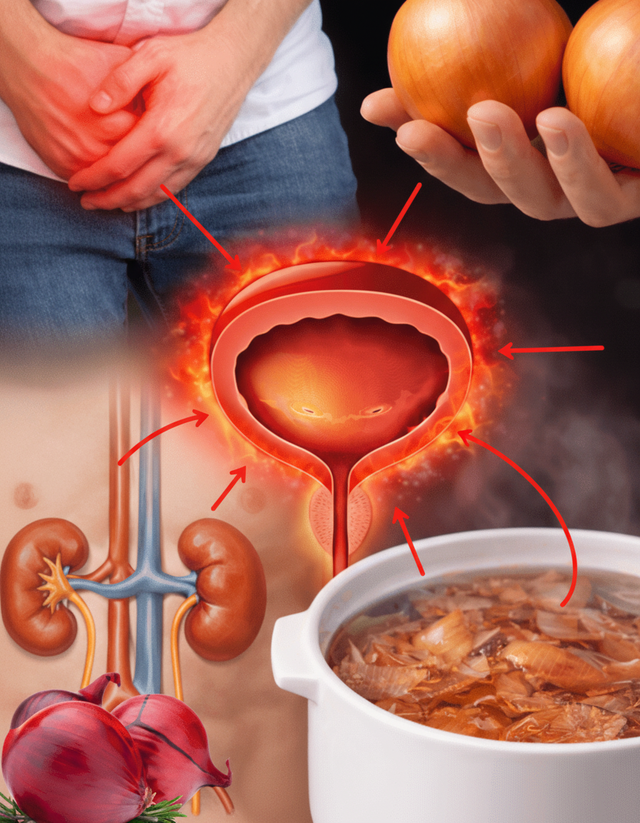 Unlocking Natural Support: The Traditional Onion Skin Tea for Men's Prostate Comfort and Bladder Health