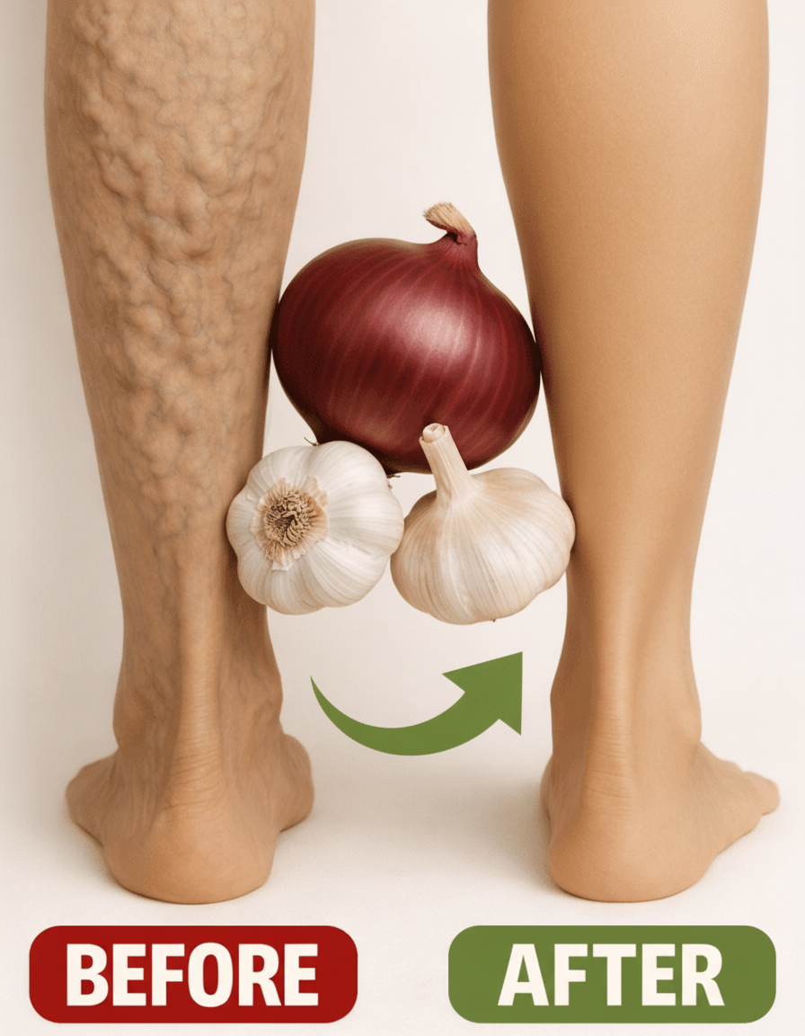Natural Relief for Varicose Veins: Unveiling the Power of Onion, Garlic, and Apple Cider Vinegar