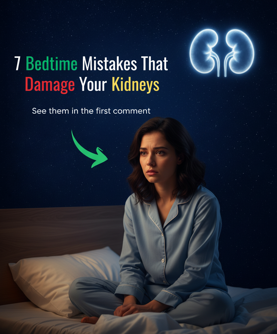 7 Bedtime Mistakes That Damage Your Kidneys